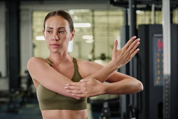istock Woman Warming Up Her Joints 2168743498