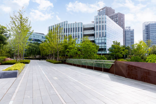 istock Modern eco city in autumn 2168744429