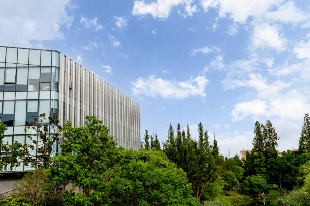 istock Modern eco city in autumn 2168744555