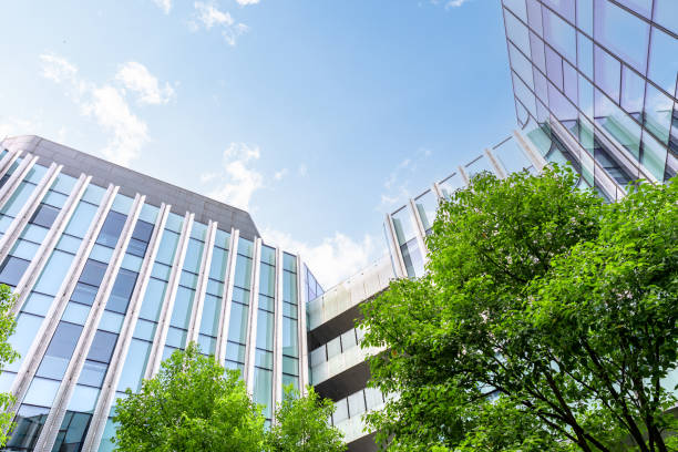 istock Modern eco city in autumn 2168744763