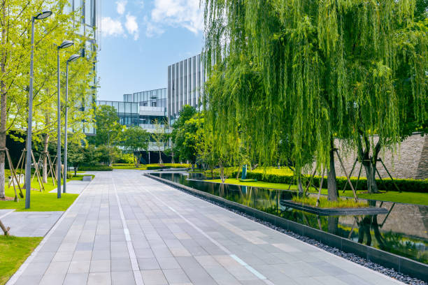 istock Modern eco city in autumn 2168744908