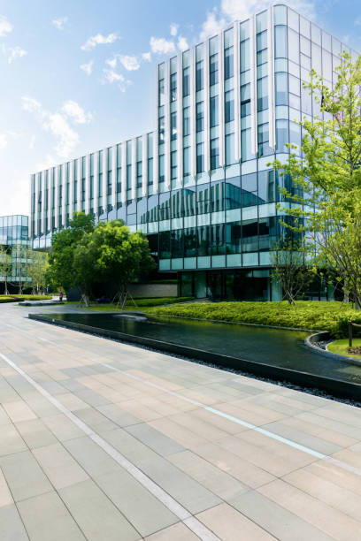 istock Modern eco city in spring with copy space 2168745039