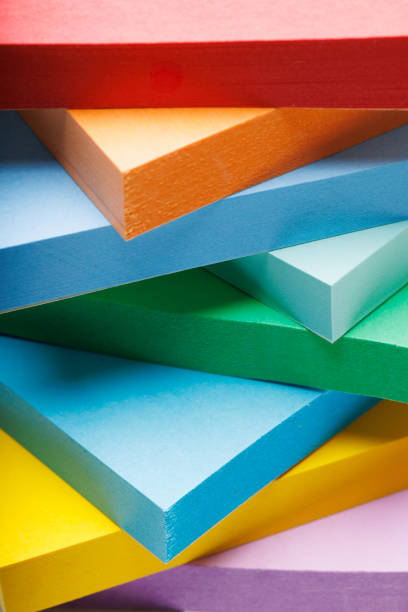 istock Colorful sticky notes arranged in creative and thoughtful ways 2168745286