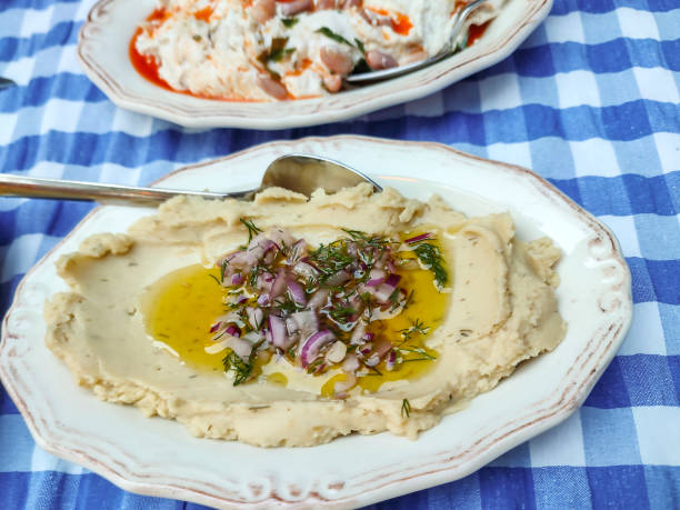 istock Traditional turkish meze appetizer dish servings at restaurant in istanbul turkey 2168752829