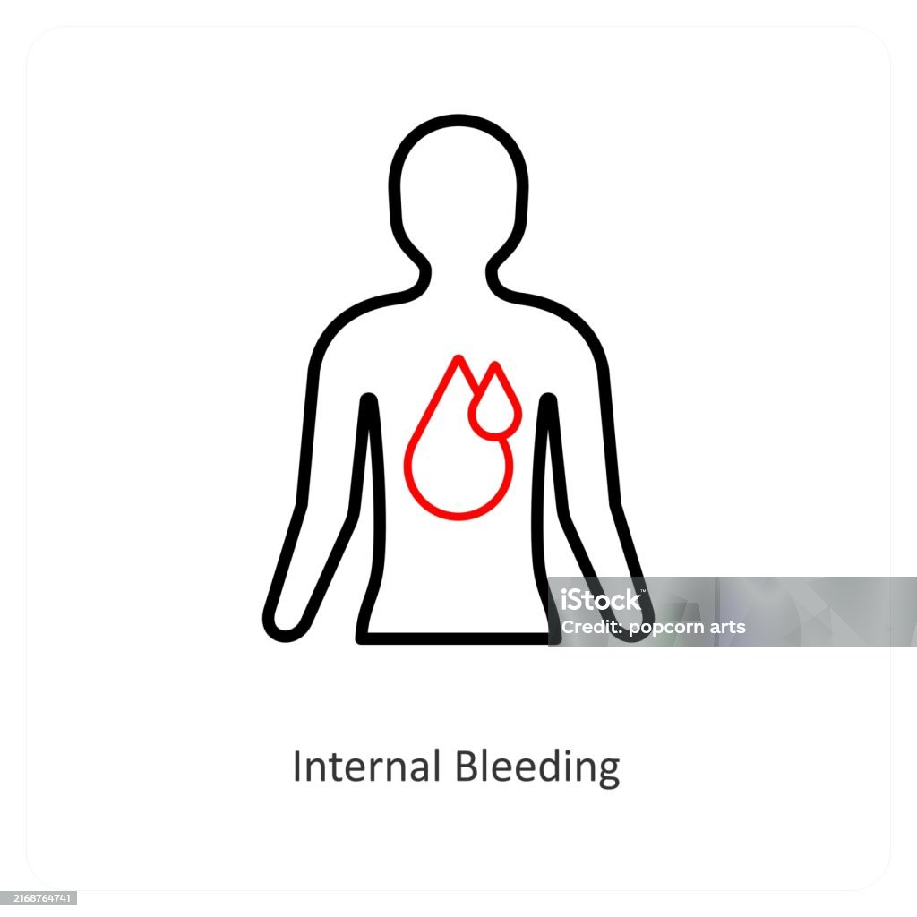 Less Bleeding Vector Image Internal Bleeding Stock Illustration - Download Image Now - Blood ...