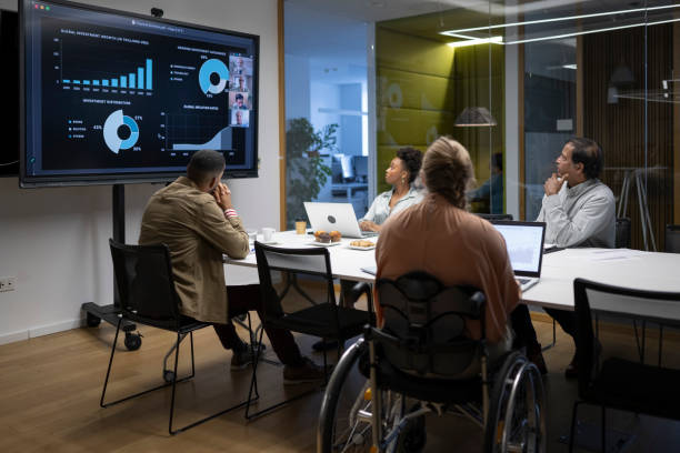 istock Business people during conference call 2168769705