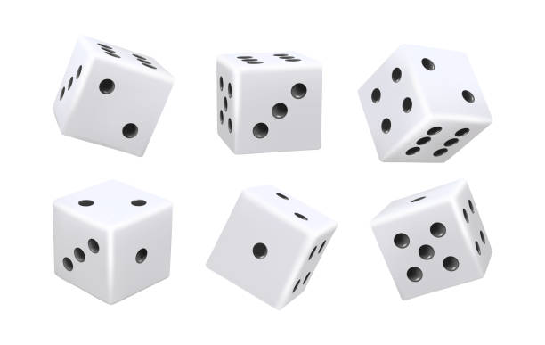 istock White dice set. Vector collection of dice sides with numbers. Lottery and gambling, luck. Graphic elements for website and creation of entertaining board games. Realistic icon for game design 2168772549