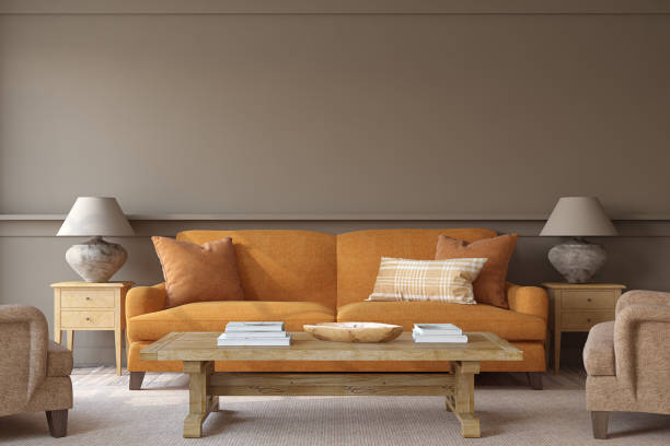 istock Beautiful living-room interior. 3d render. 2168778070