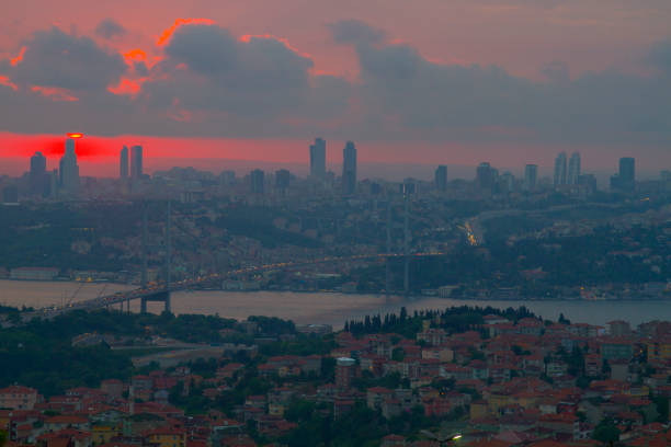 The Bosphorus Bridge known officially as the 15 July Martyrs Bridge