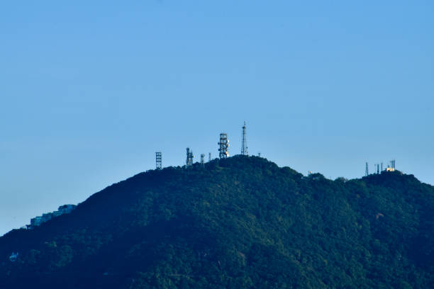 istock Close-up of the mountains with blue sky. 2168783442