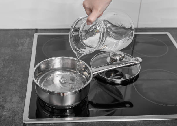 istock Boil water in a pot on an electric stove 2168794903