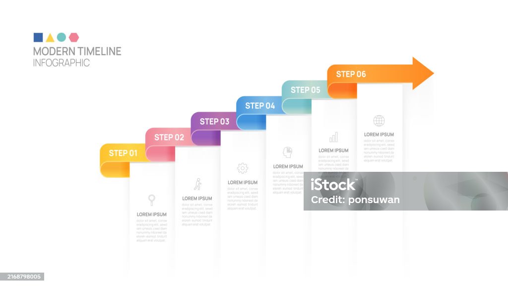 Strategy Development Ladder Ladder Infographic 6 Steps To Success Growth Template Business Process ...