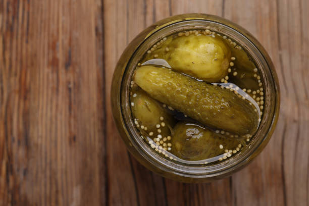 Spicy pickled Cucumbers or Gherkins