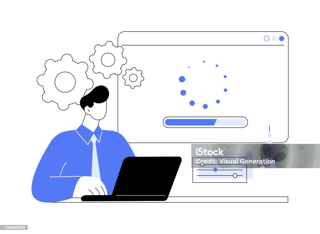 Software Installation Isolated Cartoon Vector Illustrations Stock ...