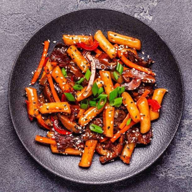 istock Tteokbokki ,Spicy Stir fried Rice Cake. 2168806094