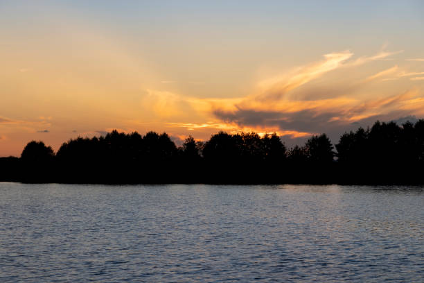 Beautiful landscape dramatic sky