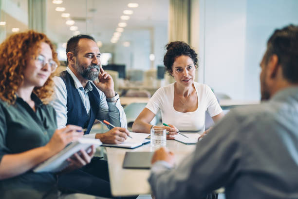 istock Meeting with the company management 2168812964
