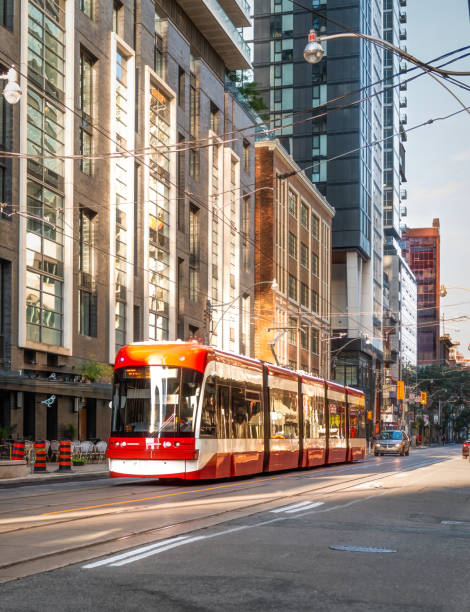 istock Downtown Toronto - Street Car (Public Transportation) 2168835431