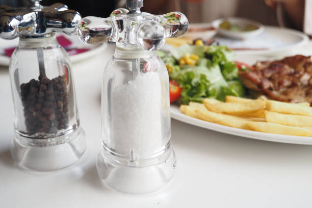 Pepper Mill or Grinder in preparation for seasoning and cooking