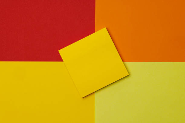 istock Colorful sticky notes arranged in creative and thoughtful ways 2168842313