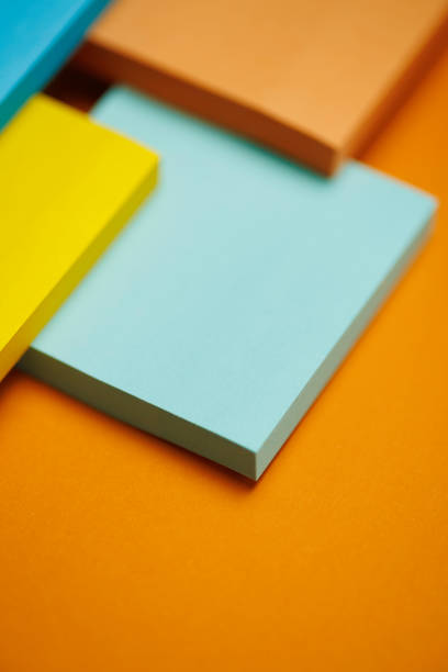 istock Colorful sticky notes arranged in creative and thoughtful ways 2168842405
