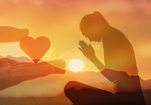 istock Woman praying for finding new love. 2168846300