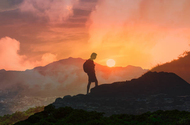 istock Men hiking in the mountains. 2168846317
