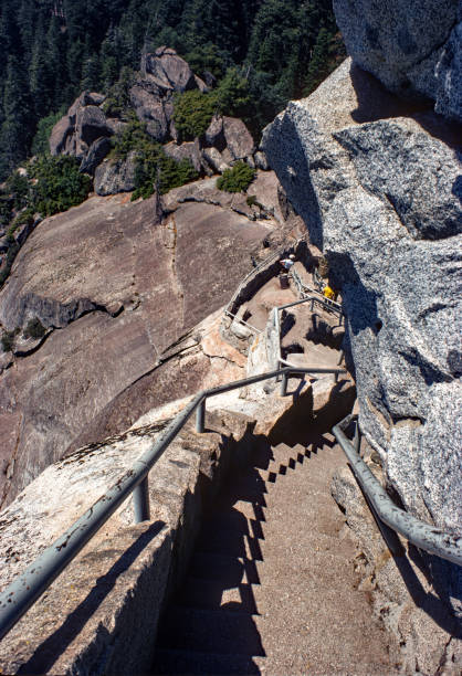 istock Sequoia NP - Moro Rock - Steep Stairs - 1978 2168850041