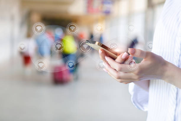 istock The concept of mobile technologies and wireless communications. 2168867933