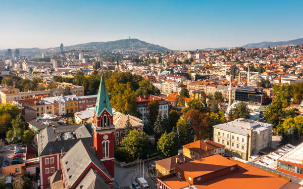istock Urban landscape of Sarajevo 2168869698