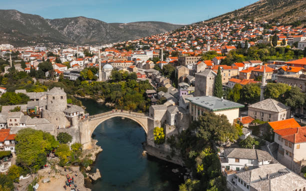 istock Aerial view of Mostar 2168869867