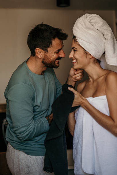 istock Preparing in the morning together 2168871615