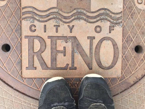 istock Reno Nevada manhole cover sign 2168878993