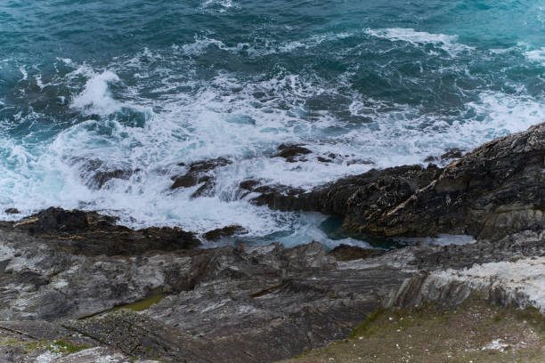 rocks in Woolacombe, UK, England