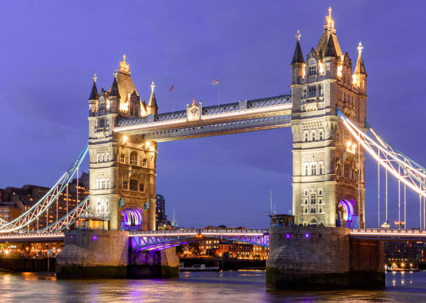 istock Tower Bridge at night, London, UK 2168881760