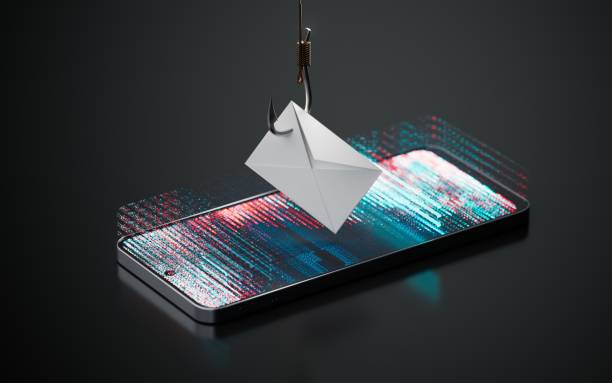 Phishing Cyber Security Fingerprint Ransomware Email Encrypted Technology, Digital Information Protected Secured