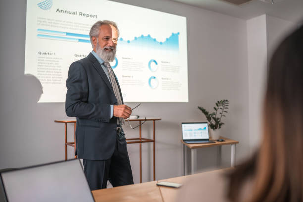 istock Mature Caucasian Human Resources Manager In Meeting 2168902893