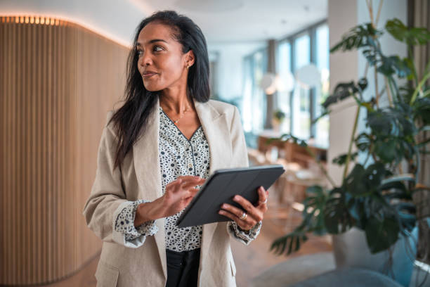 istock Modern Office Portrait of Female Professional 2168902936