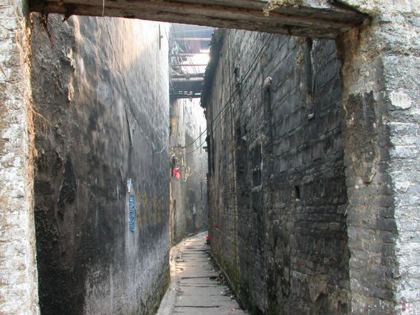Narrow alleys in the ancient city
