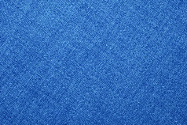 istock Blue fabric background. Linen tablecloth texture, top view 2168948347