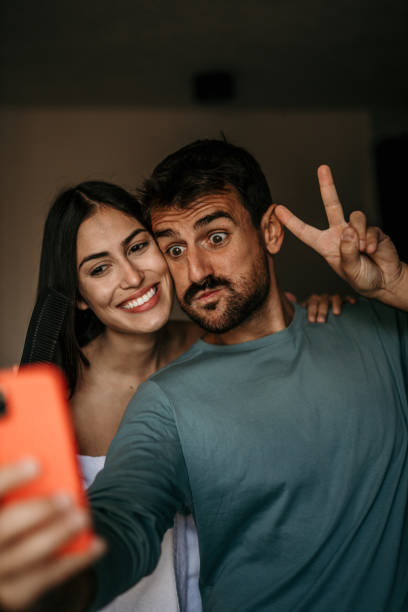 istock Morning bathroom selfie 2168948906