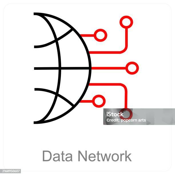Data Network Stock Illustration - Download Image Now - Computer Network ...