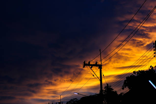 istock Sky looks beautiful during sunset with concept nature for background or wallpaper. 2168956134