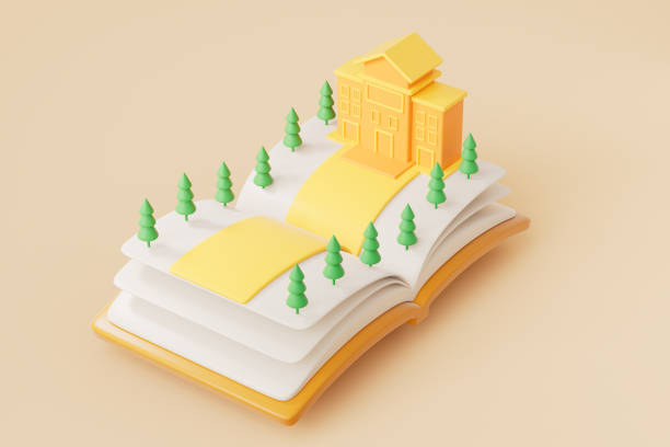 istock 3d rendering cartoon books picture 2168956610