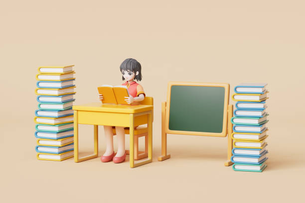 istock 3d rendering cartoon books picture 2168957803