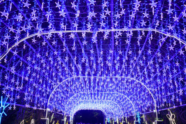 istock blue star street light 2168967592