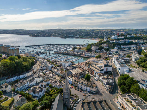 istock Aerial view of central Torquay 2168974883