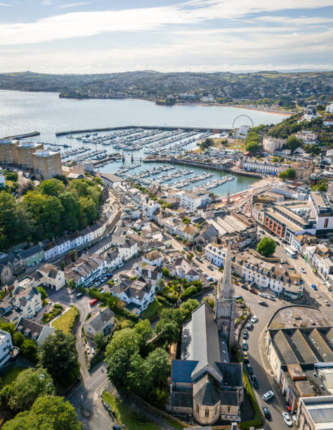 istock Aerial view of central Torquay 2168974886