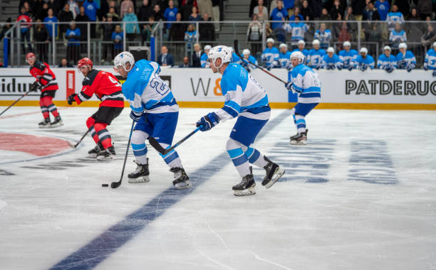 istock Ice Hockey Players in Action During Game 2168982534