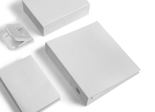 istock stationary,Notebook Mockup Template, on a white background, mock up, 3d illustration, 3d rendering 2168984429